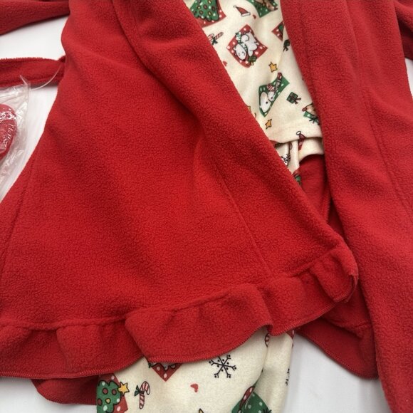 Bunz Kidz Girl's Long Sleeve Robe and Pajama Sleepwear Christmas 24 mos. - Picture 11 of 12